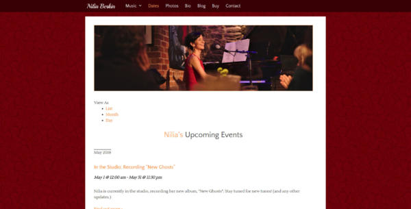 Website Showcase: Nilia Berkin