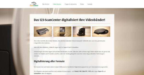 Website Showcase: 123-Scancenter » Webdesigner Saarbrücken · Fotografie · Copywriting · Storytelling » Brand Artery