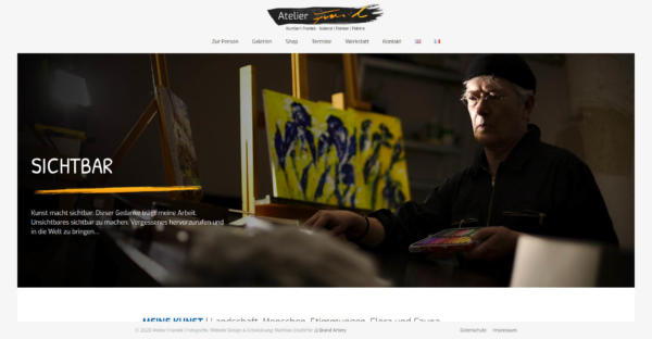 Website Showcase: Atelier Franiek » Webdesigner Saarbrücken · Fotografie · Copywriting · Storytelling » Brand Artery