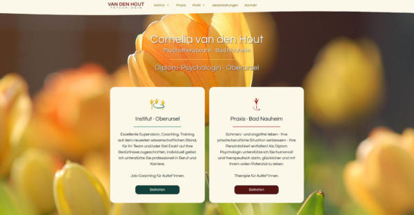 Website Showcase: Cornelia van den Hout | Brand Artery