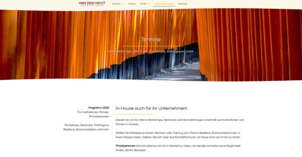 Website Showcase: Cornelia van den Hout » Webdesigner Saarbrücken · Fotografie · Copywriting · Storytelling » Brand Artery