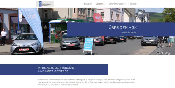 Website Showcase: Handwerk und Gewerbe in Königstein (HGK) » Webdesigner Saarbrücken · Fotografie · Copywriting · Storytelling » Brand Artery