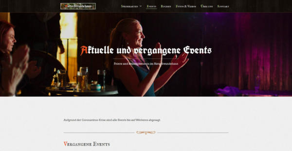 Website Showcase: Naturfreundehaus Billtal | Brand Artery