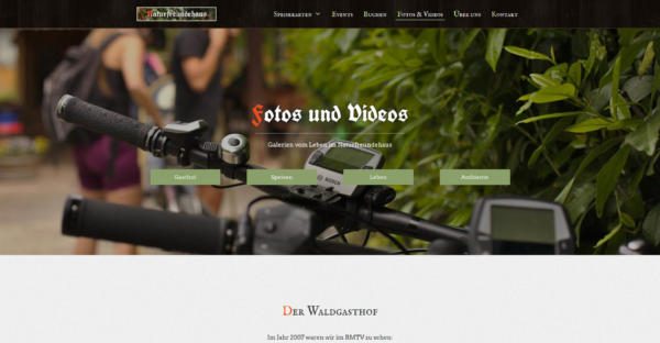 Website Showcase: Naturfreundehaus Billtal » Webdesigner Saarbrücken · Fotografie · Copywriting · Storytelling » Brand Artery