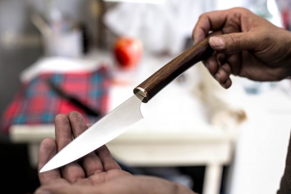 Fertiges Messer aus der Messerschmiede MRM