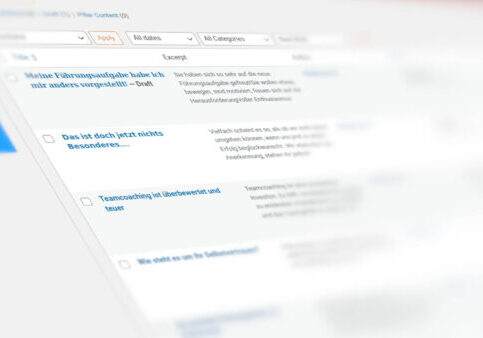 Unicode-formatierter Text im WordPress-Dashboard für Blogbeiträge