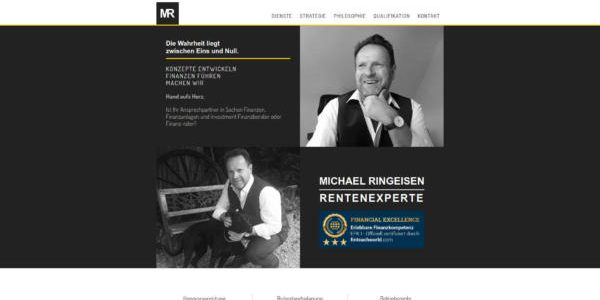 Website Showcase: Michael Ringeisen | Brand Artery
